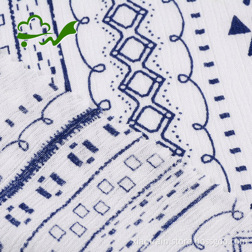 Fashion comfortable garment Printed 100 rayon challis fabric